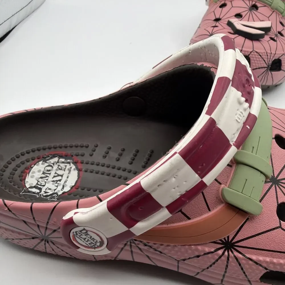 Crocs Classic Clog x Demon Slayer Nezuko US Men’s size 7 W 9 Accessories Read